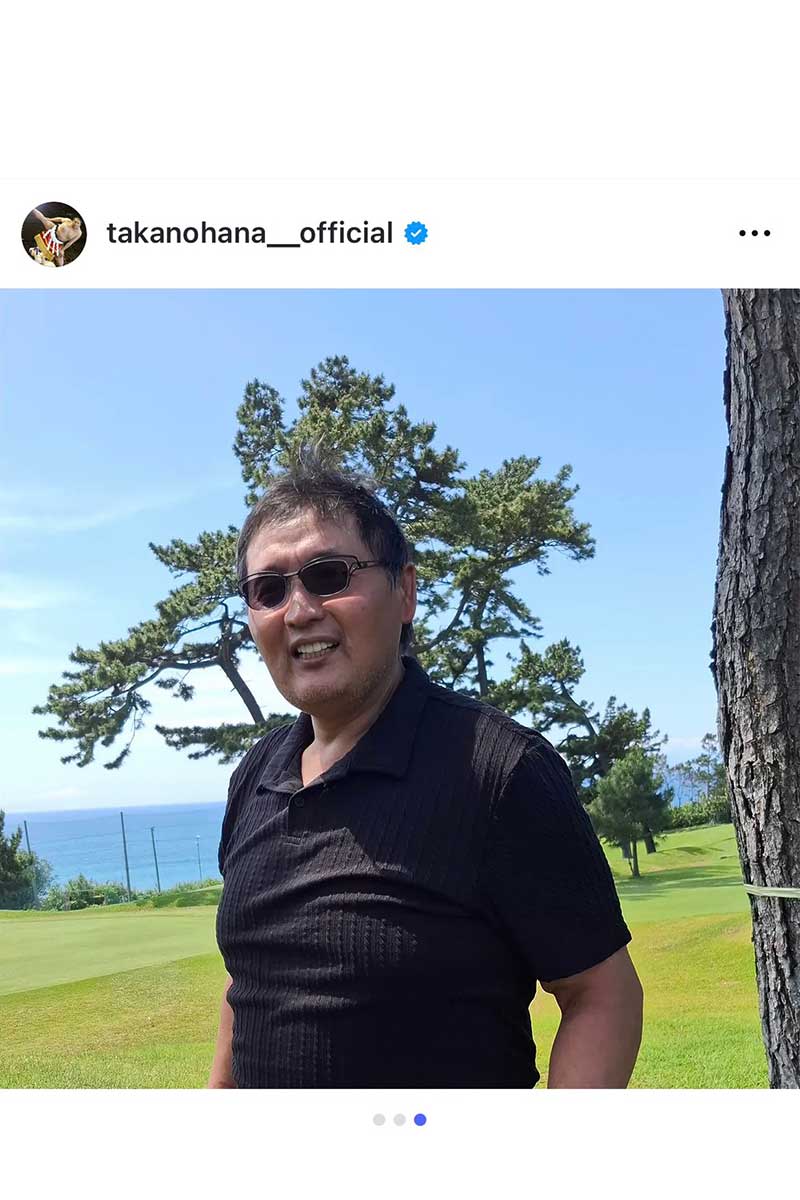 貴乃花光司氏の実際の投稿【写真：インスタグラム（@takanohana__official）より】