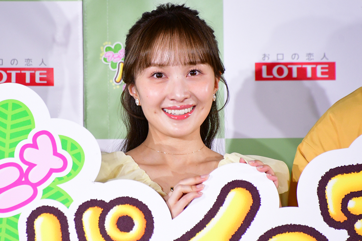 イベントに登壇した百田夏菜子【写真：ENCOUNT編集部】