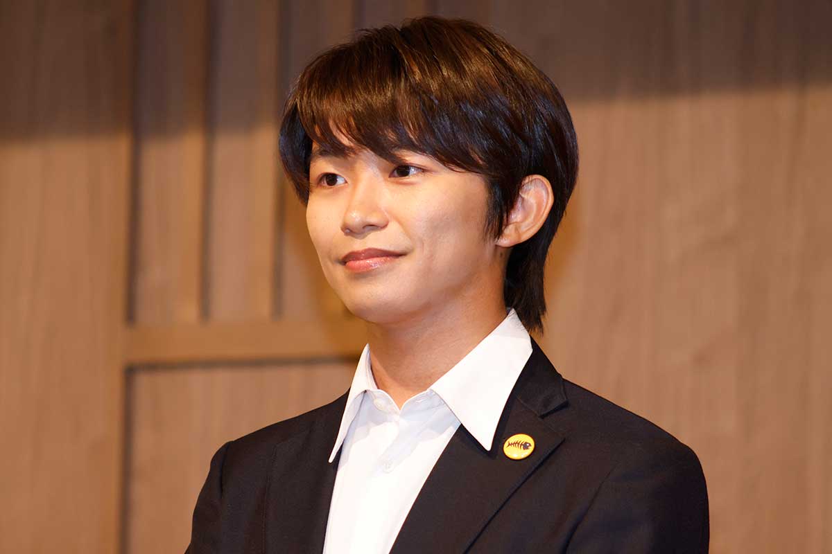 会見に登壇した加藤清史郎【写真:ENCOUNT編集部】