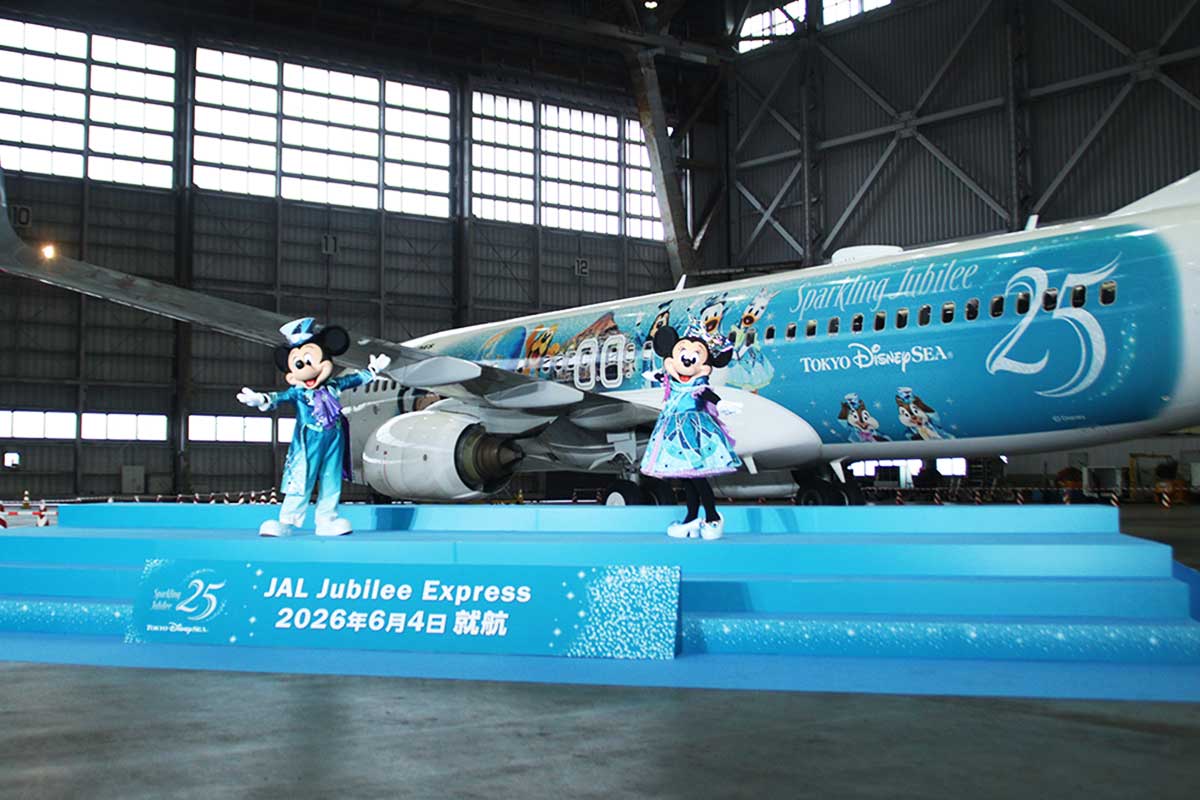 日本航空特別塗装機「JAL Jubilee Express」【写真：ENCOUNT編集部】