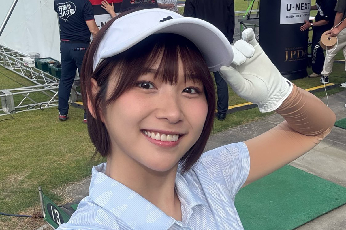 身長173cmモデル・姫子、太腿際立つミニ丈ゴルフウエアが話題「車より大きそう！」「小顔で美しい」