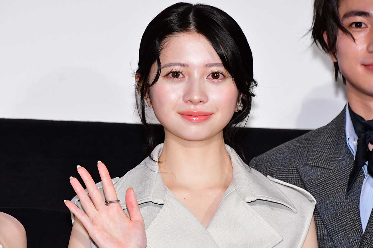 公開記念舞台あいさつに登壇した桜田ひより【写真：ENCOUNT編集部】