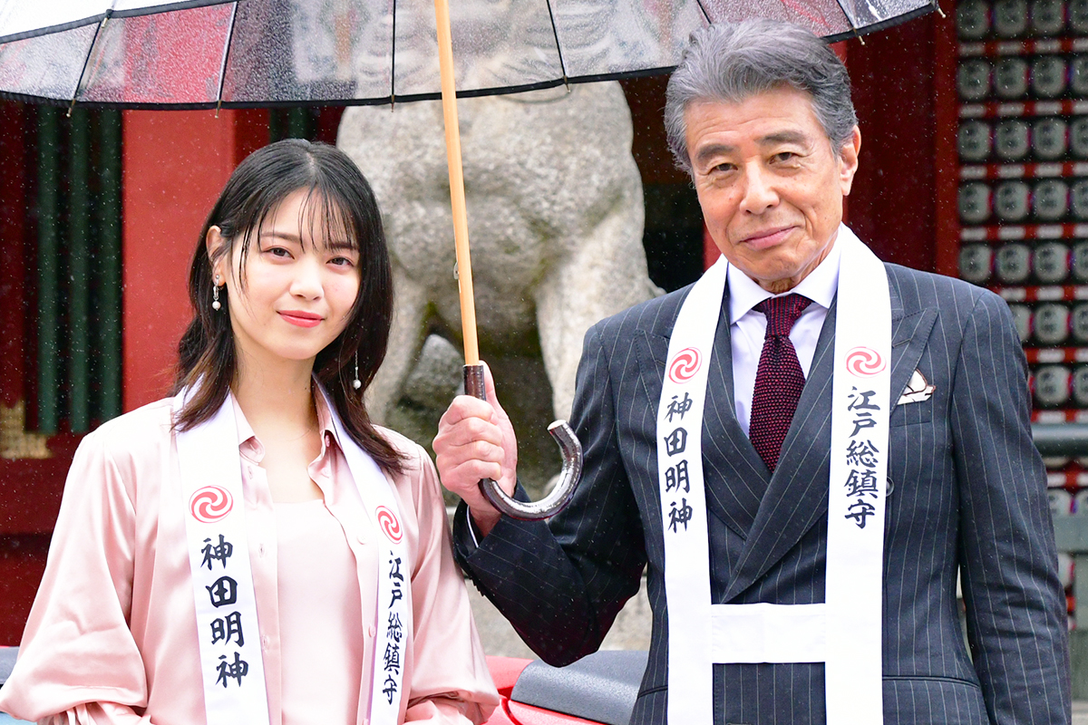 イベントに登壇した舘ひろし（右）と西野七瀬【写真：ENCOUNT編集部】