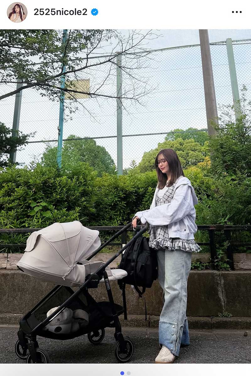 藤田ニコルの実際の投稿【写真:インスタグラム(@2525nicole2)より】