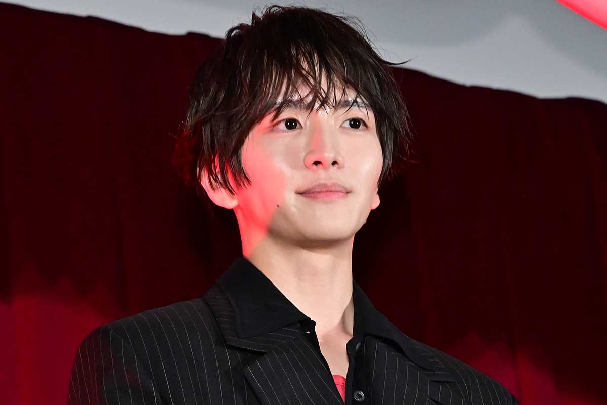 スペシャルイベントに出席した板垣李光人【写真：ENCOUNT編集部】