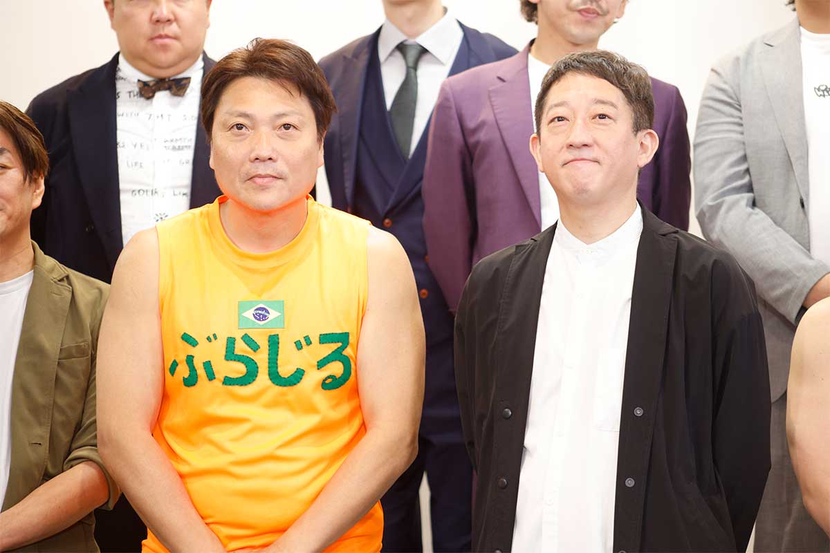 取材会に出席したサバンナの八木真澄(左)と高橋茂雄【写真:ENCOUNT編集部】