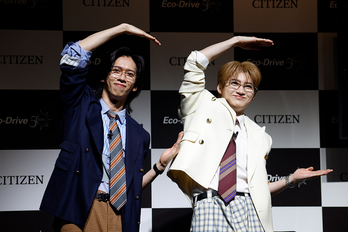超特急リョウガ＆ユーキ、互いをべた褒め「メロイの擬人化」「ライブ中、光り輝いています」