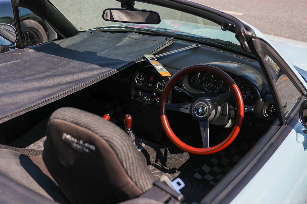 右ハンドルの車体でも違和感のない欧州仕様風の雰囲気を目指した【写真:平木昌宏】