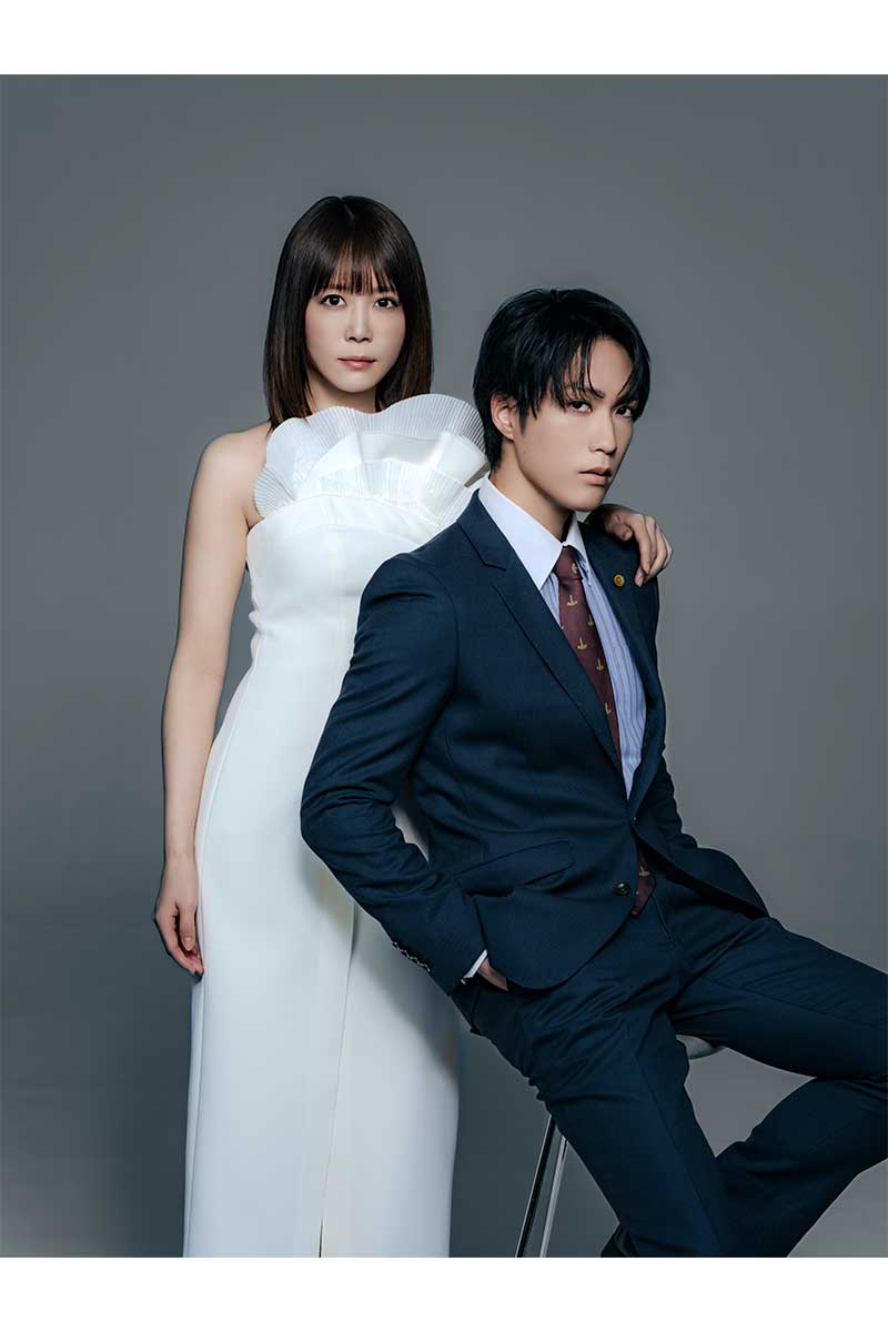 W主演を務める北乃きい(左)とTHE RAMPAGE・藤原樹【写真:(C)『未婚詐欺 私の知らない彼の顔』製作委員会・MBS】