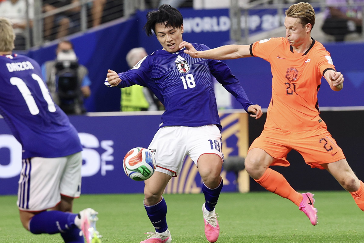W杯初戦後…日本代表FWの妻が「ガチの美女」「可愛すぎ」とネット注目　28歳モデル・由布菜月に「ママに見えない…綺麗」の声