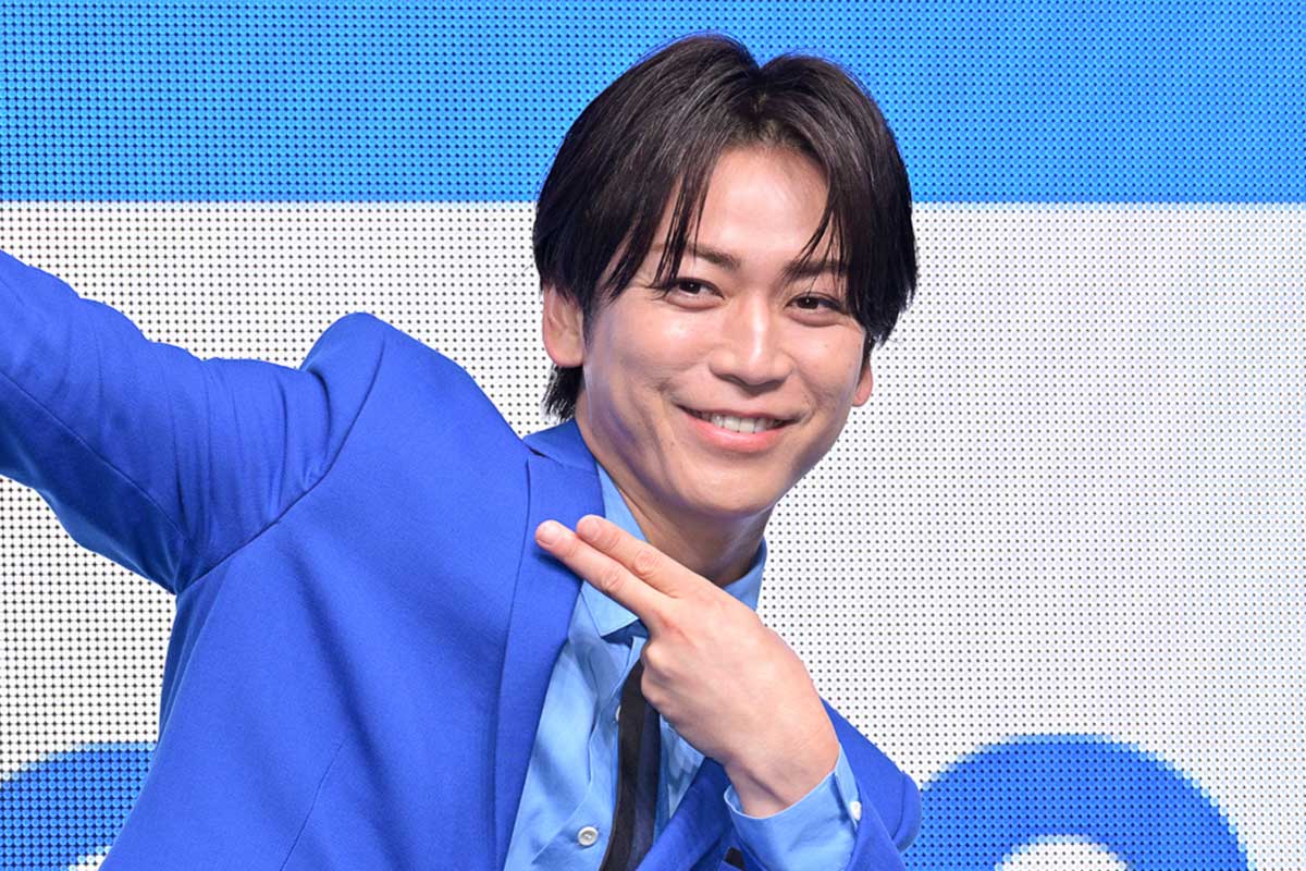 イベントに出席した亀梨和也【写真：ENCOUNT編集部】