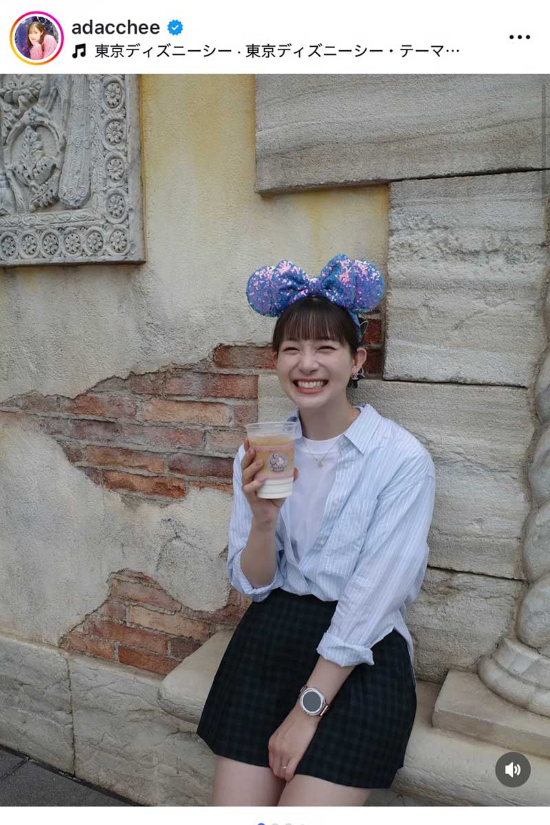 足立梨花【写真：インスタグラム（@adacchee）より】