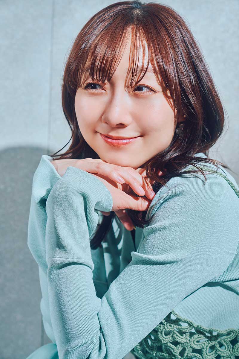 ファッションもメイクも「彩りをしっかり楽しんだ」という【写真:高田啓矢】