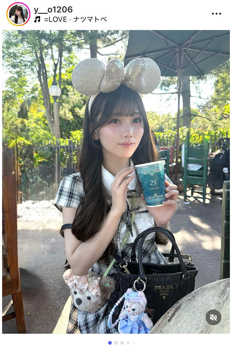 ポラリスマイルの大場結女【写真:インスタグラム(@y__o1206)より】