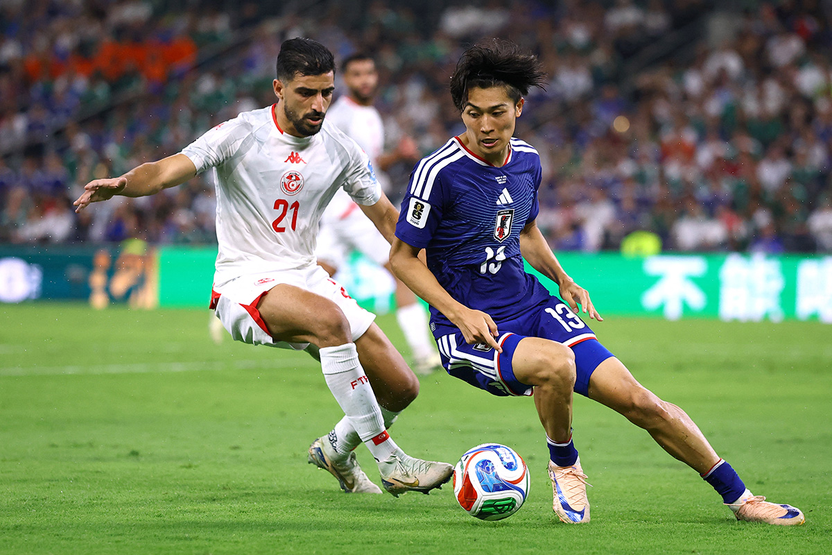 日本-チュニジア戦【写真:ロイター】