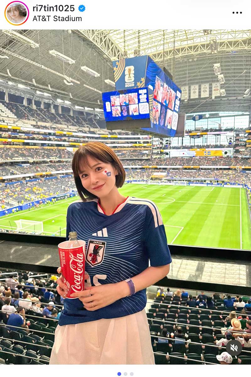 石井里奈【写真：インスタグラム（@ri7tin1025）より】
