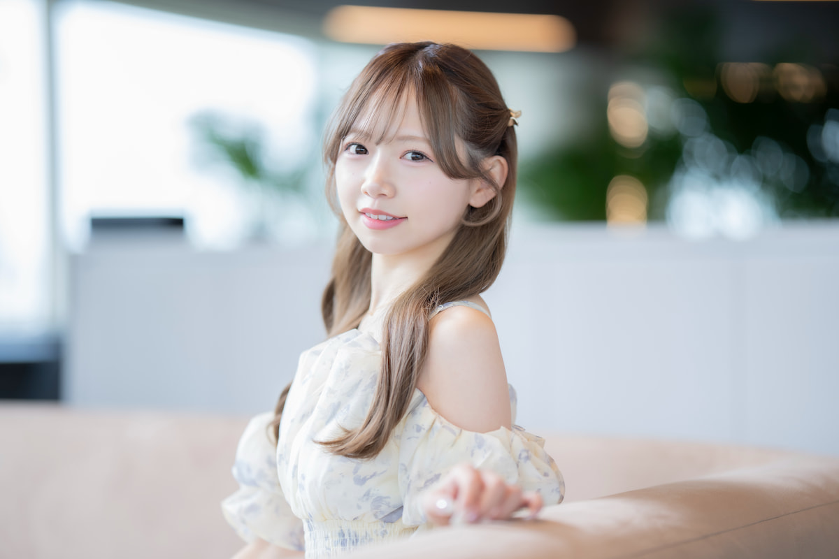 「私が一番のファンなので、これからが楽しみ」と期待を寄せる【写真：増田美咲】