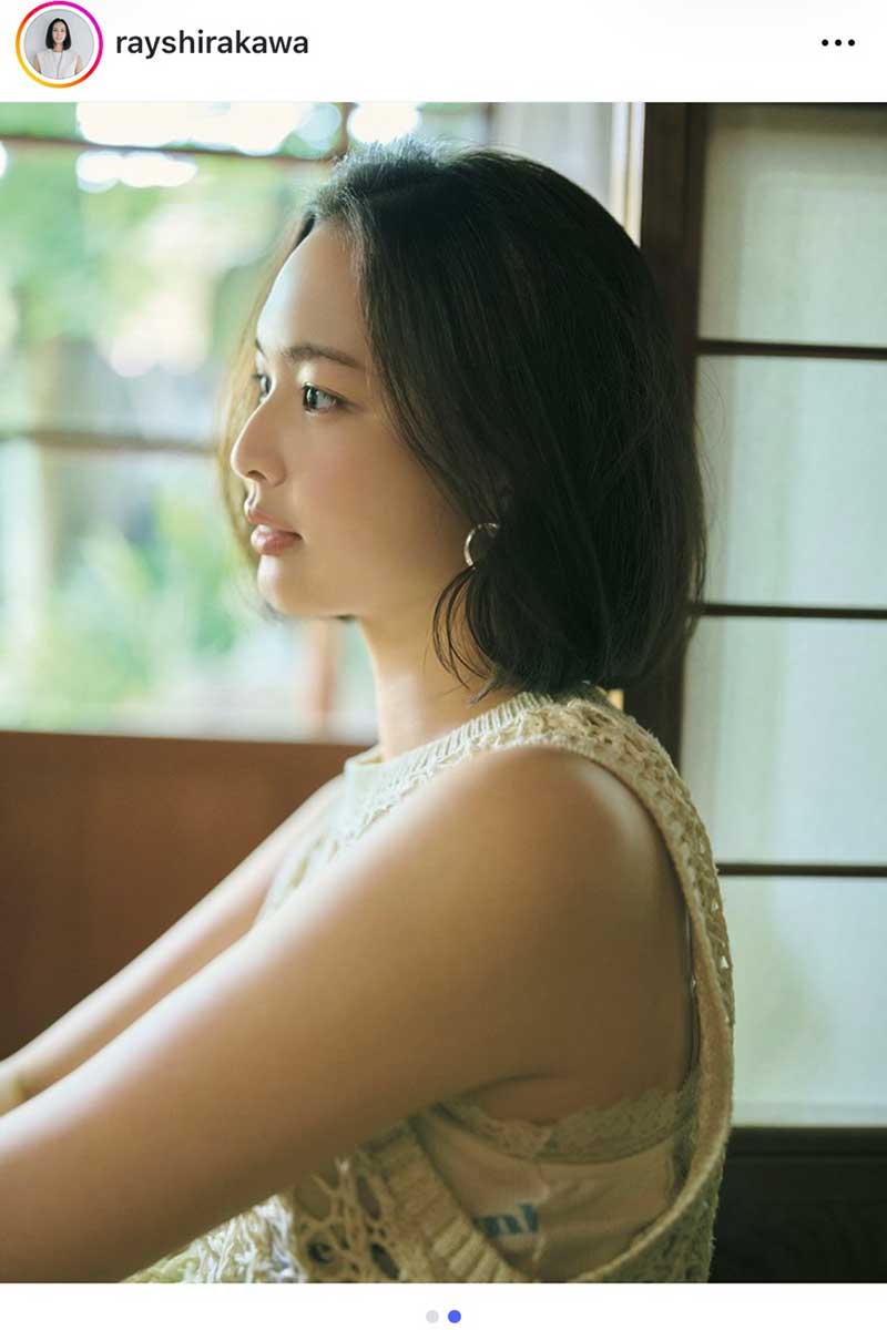 白河れい【写真:インスタグラム(@rayshirakawa)より】
