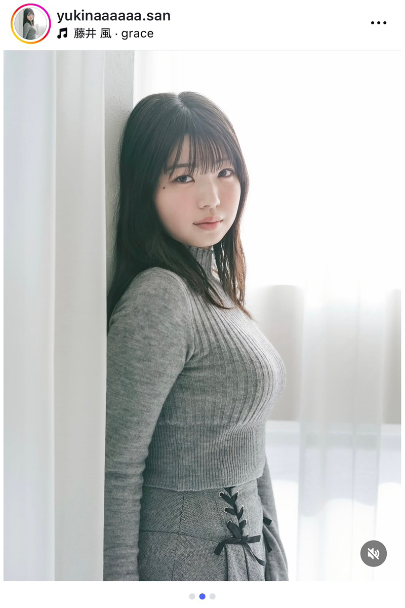 市倉侑季奈【写真：インスタグラム（＠yukinaaaaaa.san）より】