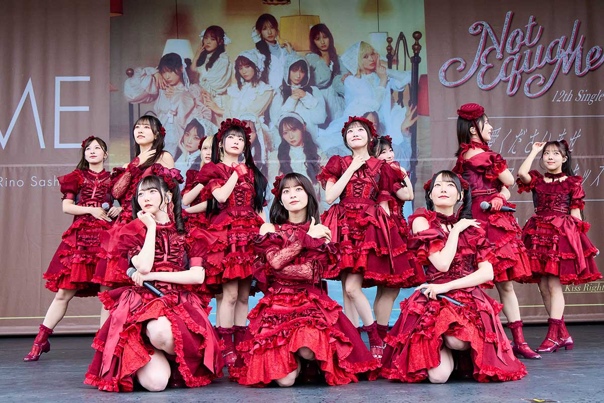 ≠ME、全7曲披露のリリイベ大盛況　リーダー・蟹沢萌子「たくさん≠MEを好きになっていただけたら」