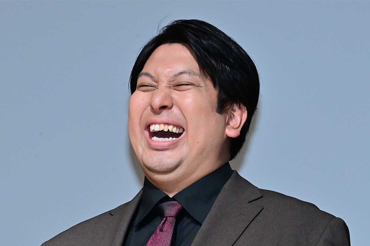 制作発表会見に出席したレインボー・ジャンボたかお【写真：ENCOUNT編集部】