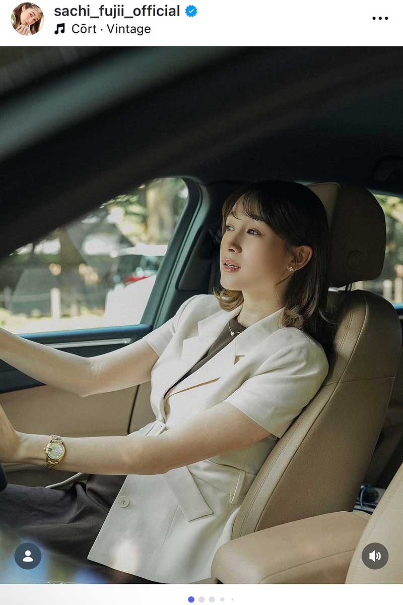 藤井サチ【写真:インスタグラム(@sachi_fujii_official)より】