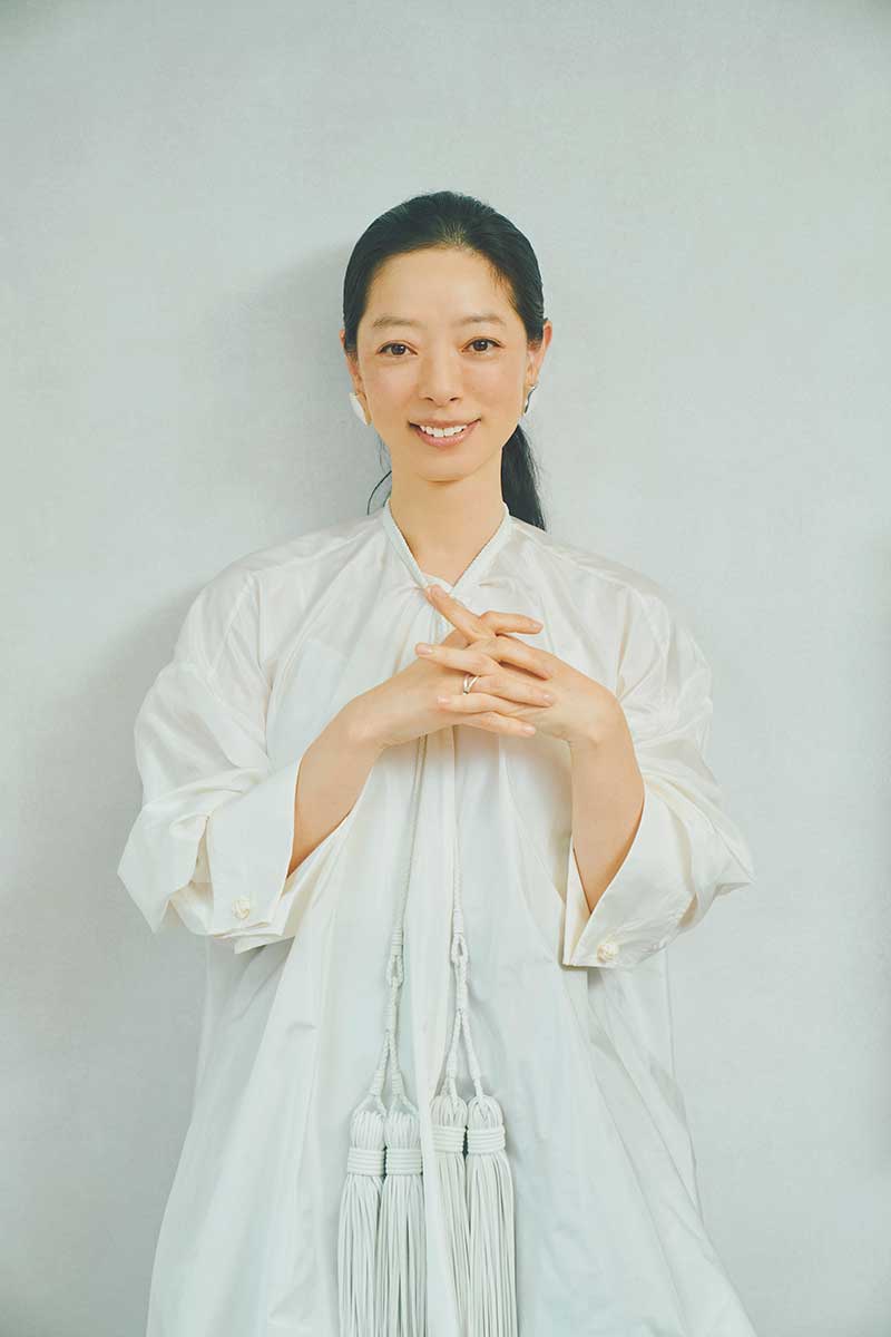 映画『トロフィー』では主人公の母・ミリョンを演じた【写真:高田啓矢】
