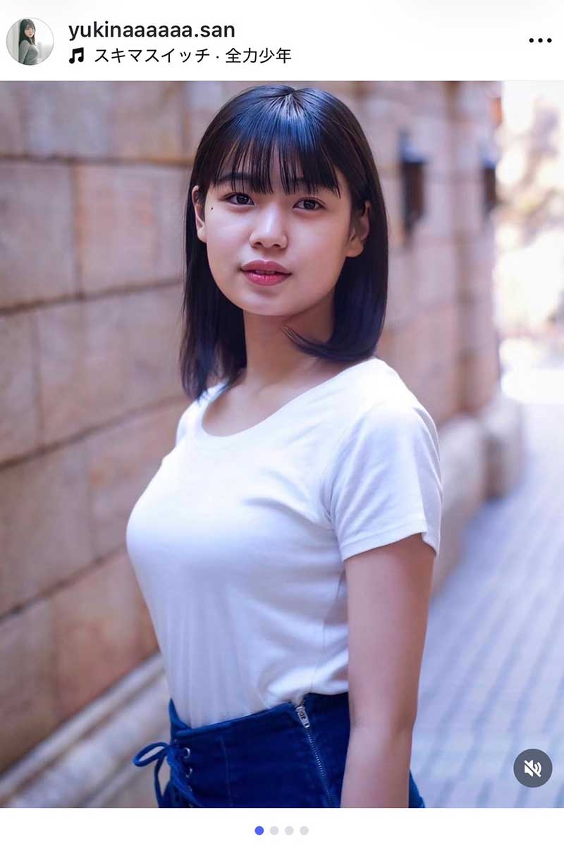 市倉侑季奈【写真：インスタグラム（＠yukinaaaaaa.san）より】