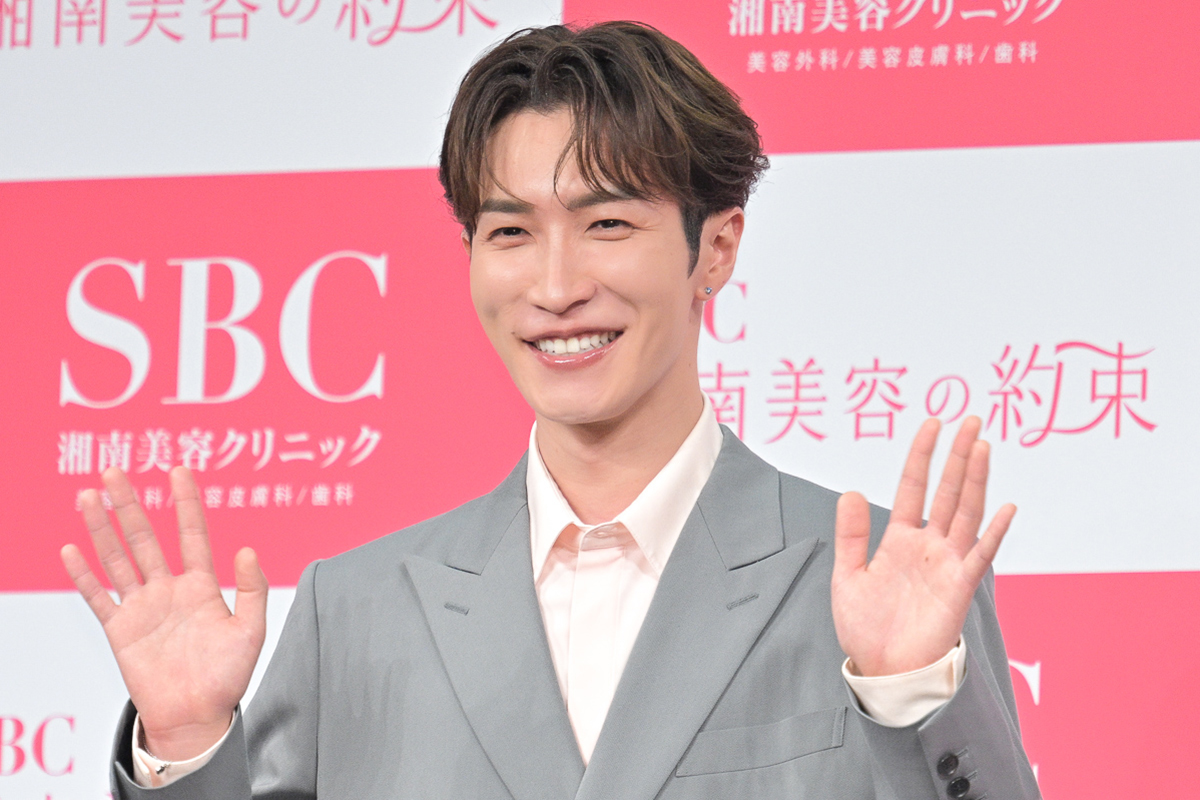 新CM発表会に登壇したSnow Manの渡辺翔太【写真:ENCOUNT編集部】