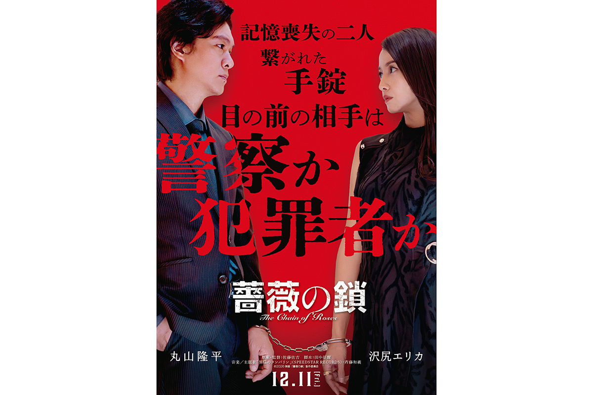丸山隆平×沢尻エリカW主演　2人そろって記憶喪失…映画『薔薇の鎖』12.11公開決定