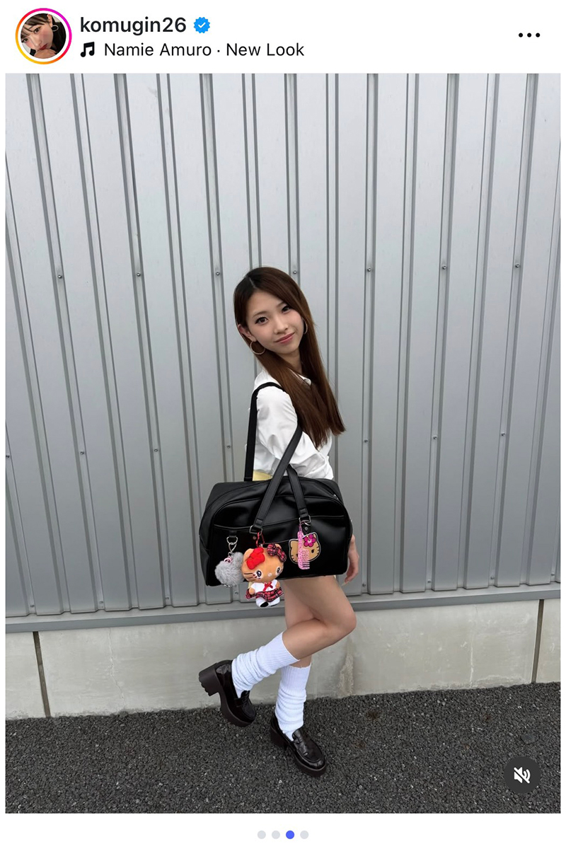宮下瑚彩【写真:インスタグラム(@komugin26)より】