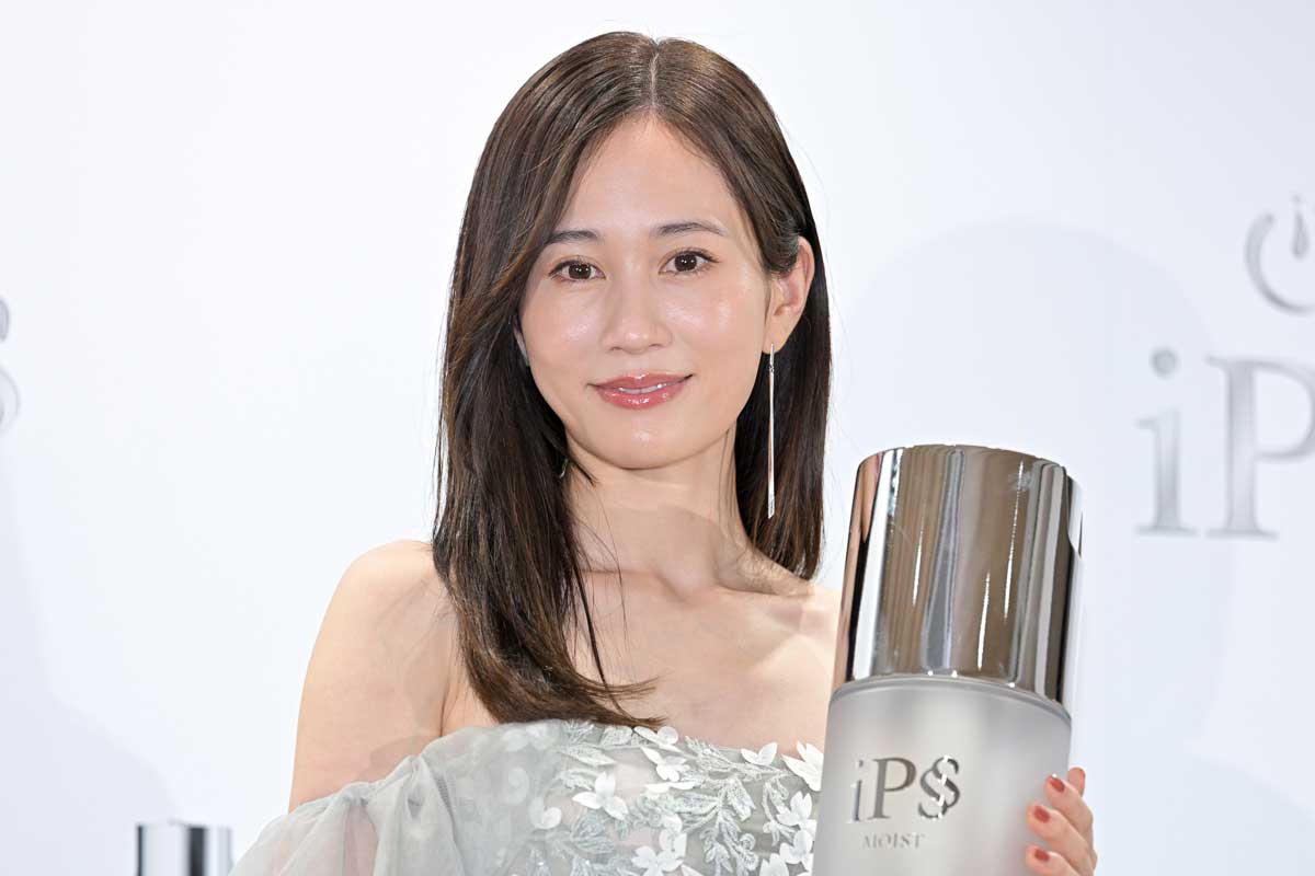 発表会に登壇した前田敦子【写真:ENCOUNT編集部】