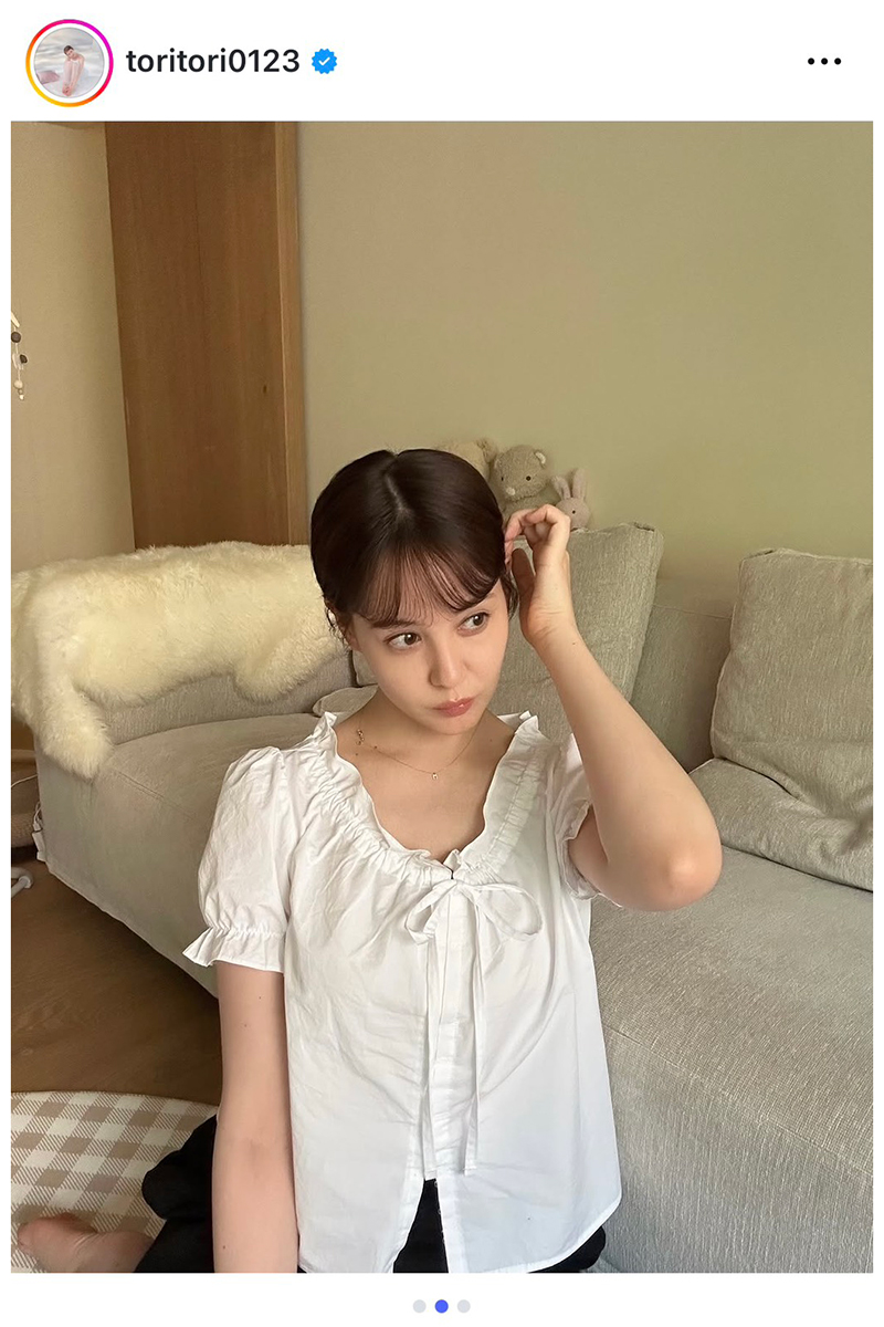 トリンドル玲奈【写真:インスタグラム(@toritori0123)より】