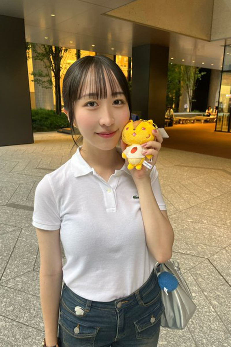 秋田朝日放送の出口真唯アナウンサーの実際の投稿【写真：X（＠degu_08）より】
