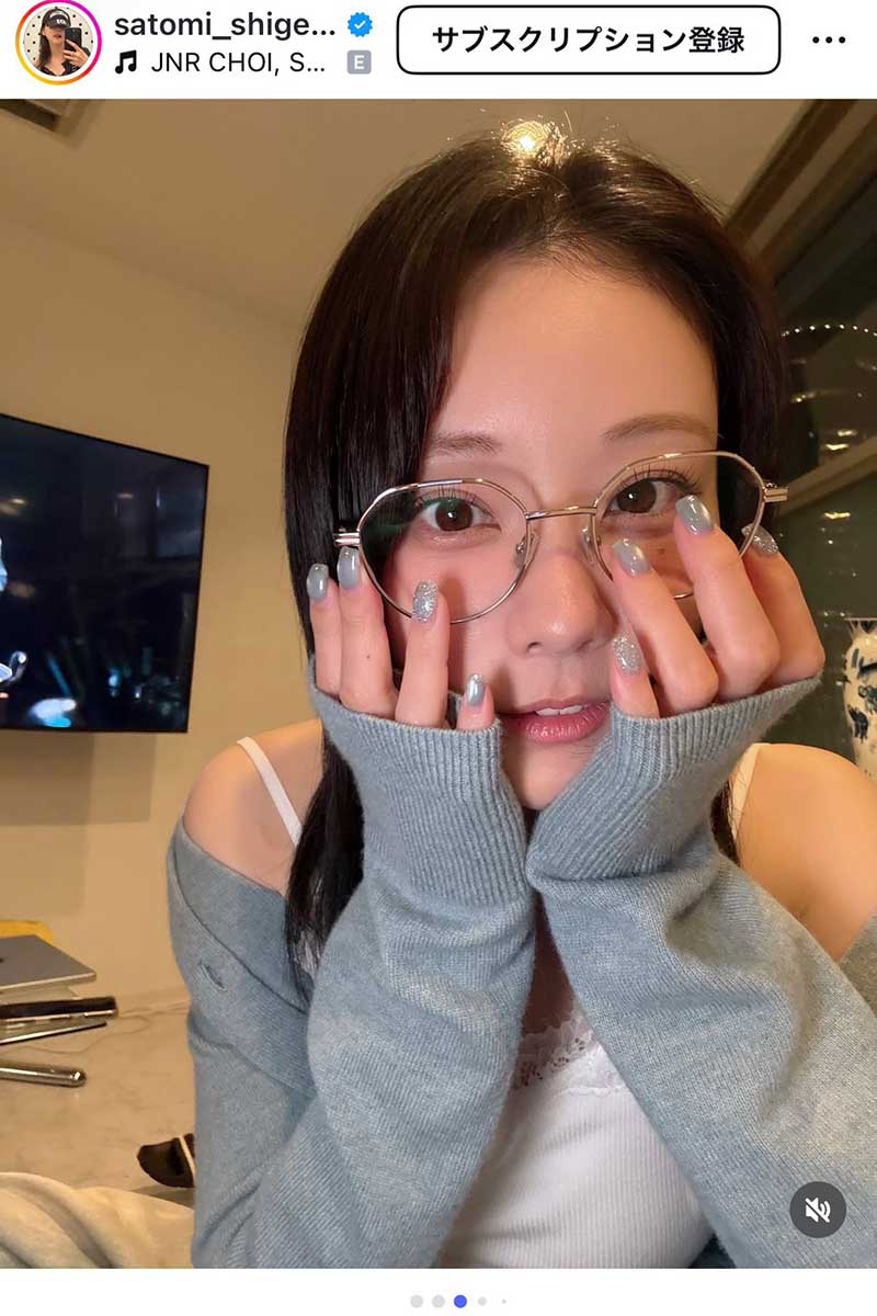 重盛さと美の実際の投稿【写真：インスタグラム（@satomi_shigemori）より】