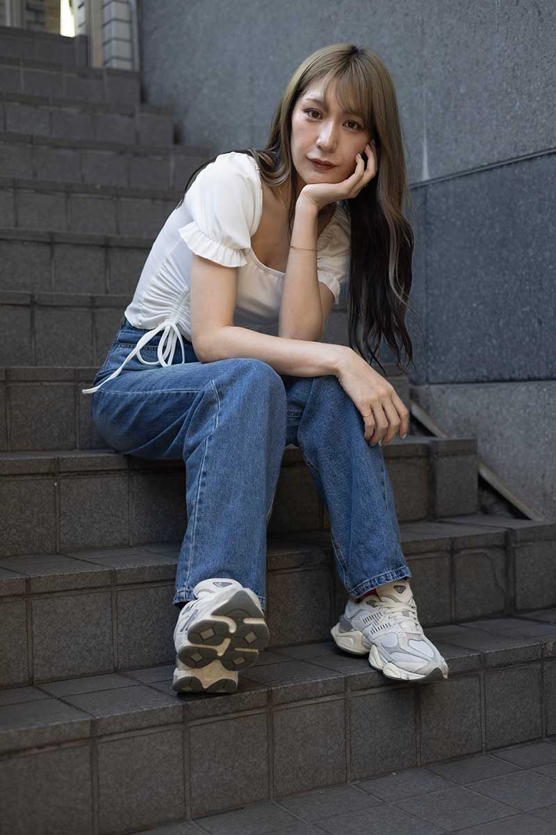 引退を決意した理由を語った上福ゆき【写真:橋場了吾】
