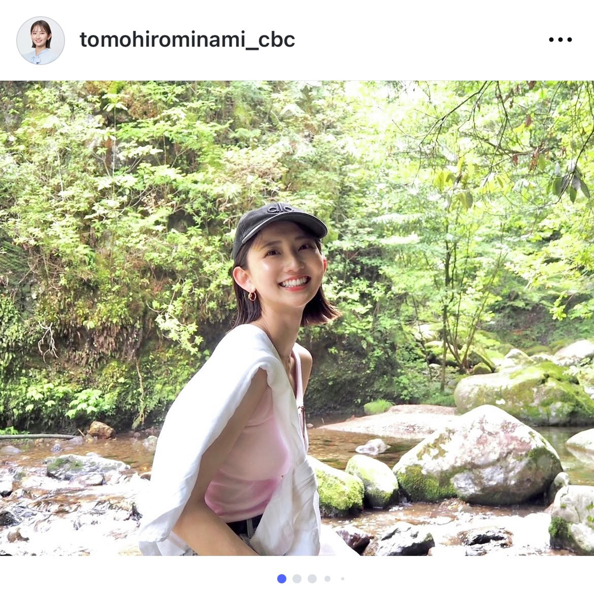 CBCテレビ・友廣南実アナウンサー【写真:インスタグラム(@tomohirominami_cbc)より】