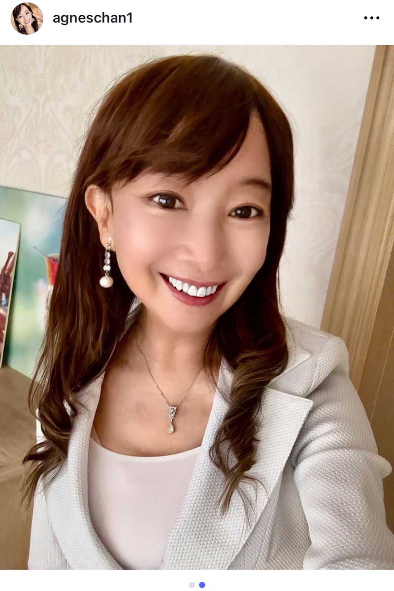 アグネス・チャン【写真:インスタグラム(@agneschan1)より】