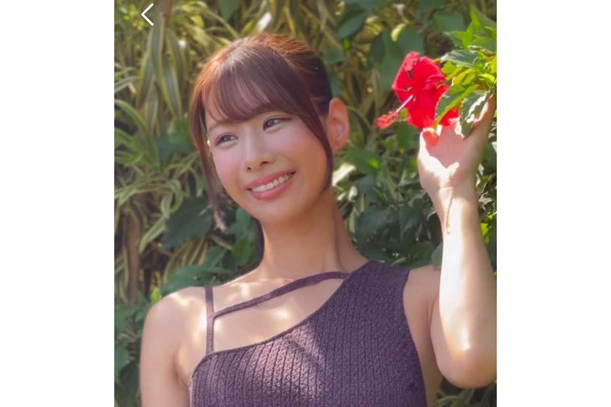 元OLグラドル・谷碧、ぴたぴたワンピ姿にネット注目「超かわいい」「めちゃ良い感じ」