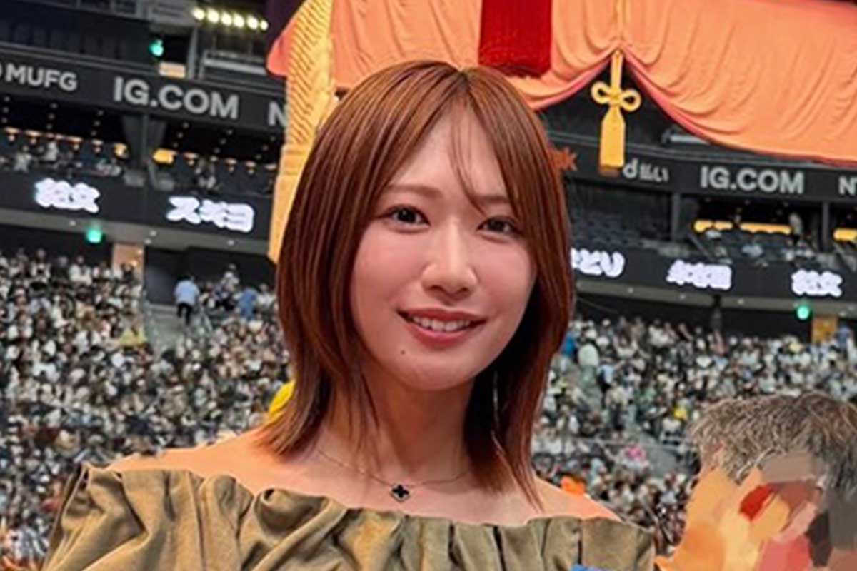 相撲溜席の「美女」に注目　正体は藤澤響花…「スタイル良いし可愛い」「ビジュ良すぎる」の声