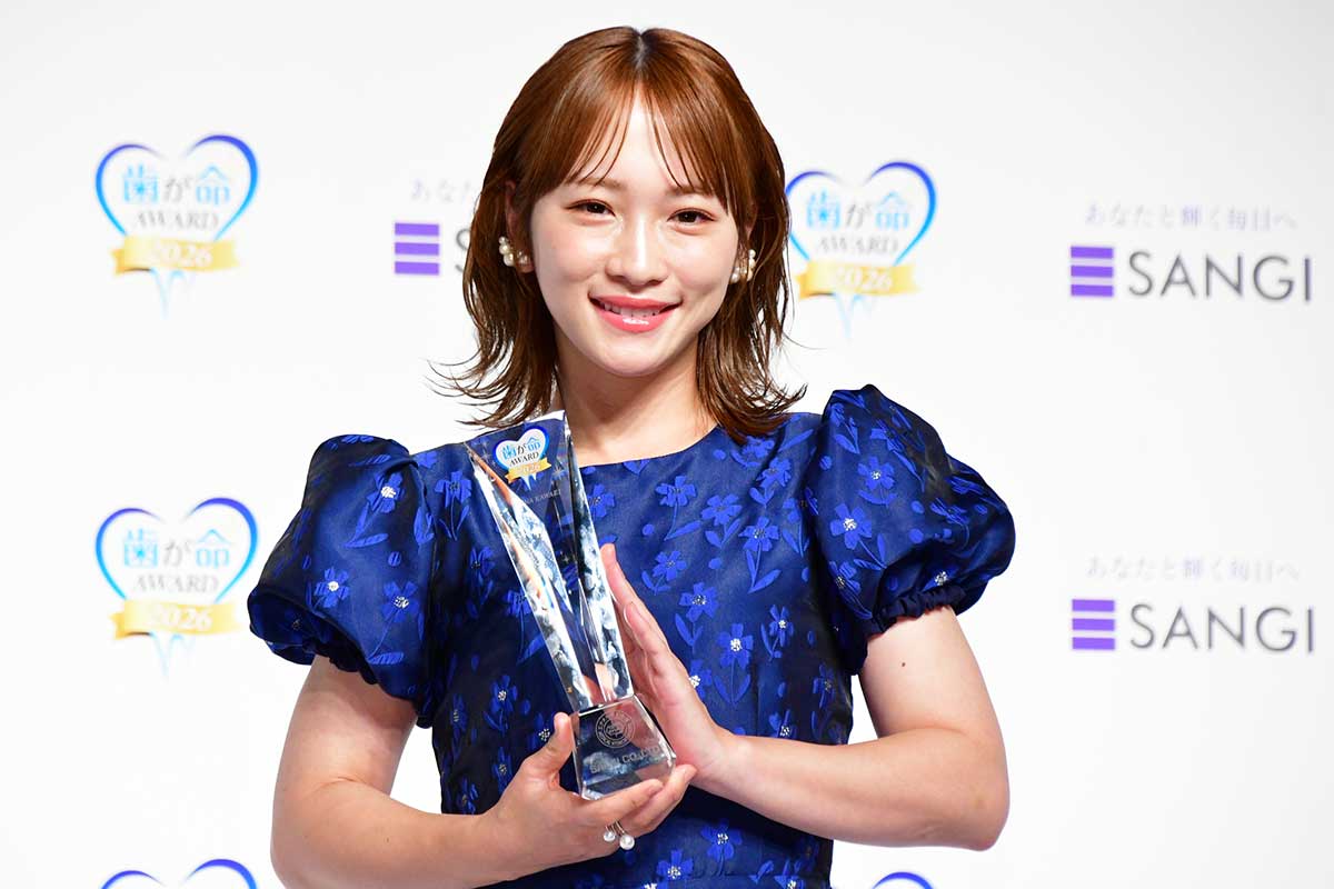 イベントに登壇した川栄李奈【写真:ENCOUNT編集部】