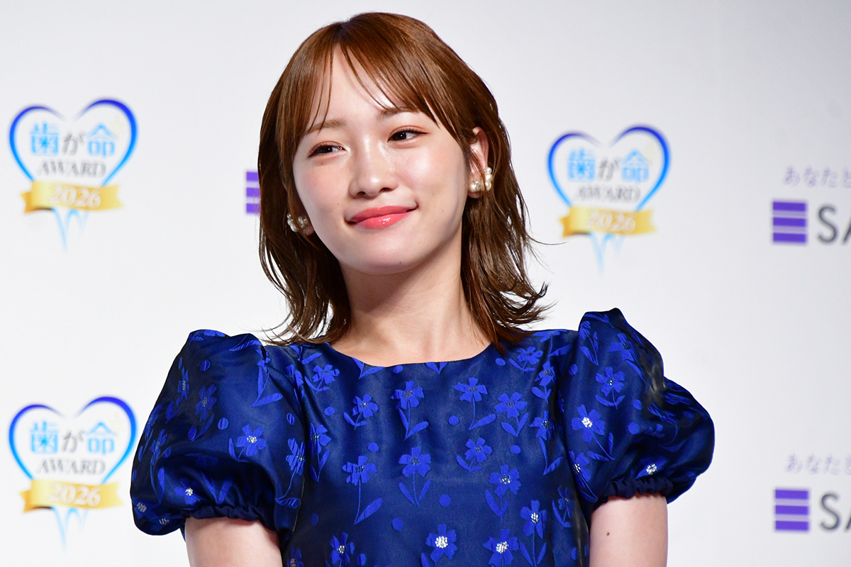 イベントに登壇した川栄李奈【写真：ENCOUNT編集部】