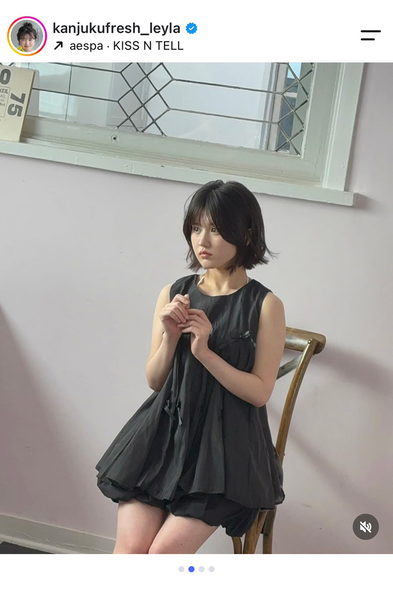 完熟フレッシュ・池田レイラの実際の投稿【写真:インスタグラム(@kanjukufresh_leyla)より】