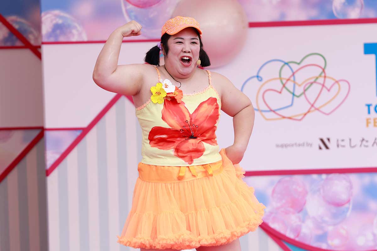 紅しょうが・熊プロ激似アイドル・くままが衝撃のTIFデビュー　代表曲3連発で右腕熱狂
