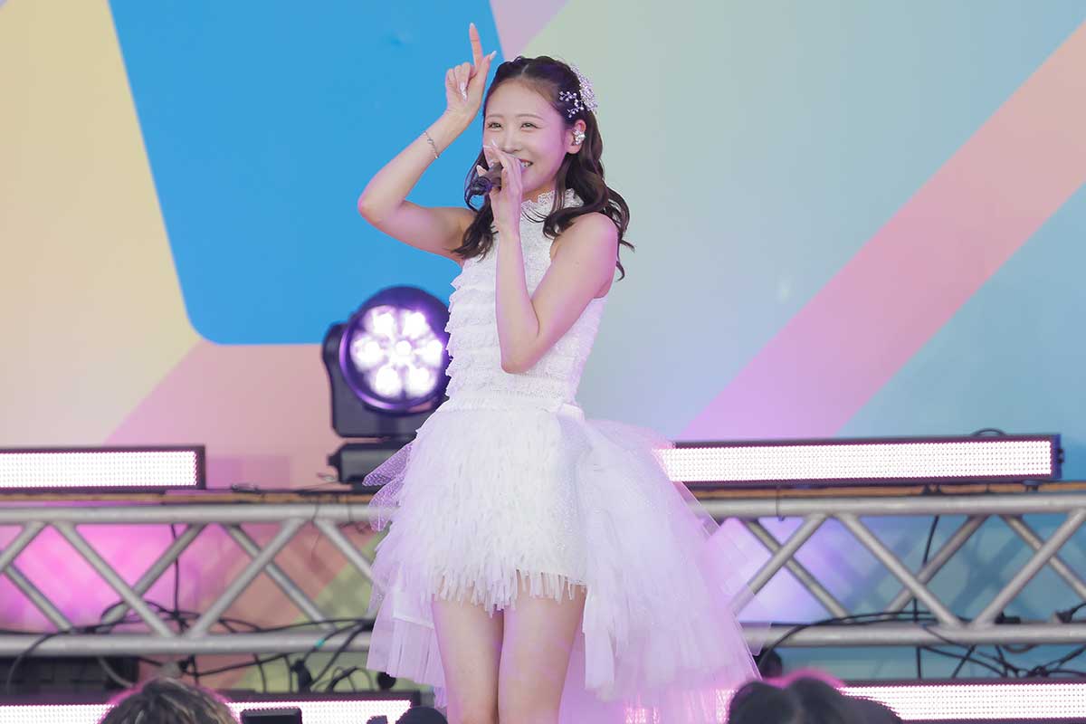 FRUITS ZIPPER櫻井優衣が“アイドルの聖地”TIF降臨　念願だったソロ出演が叶い「すごく光栄なこと」