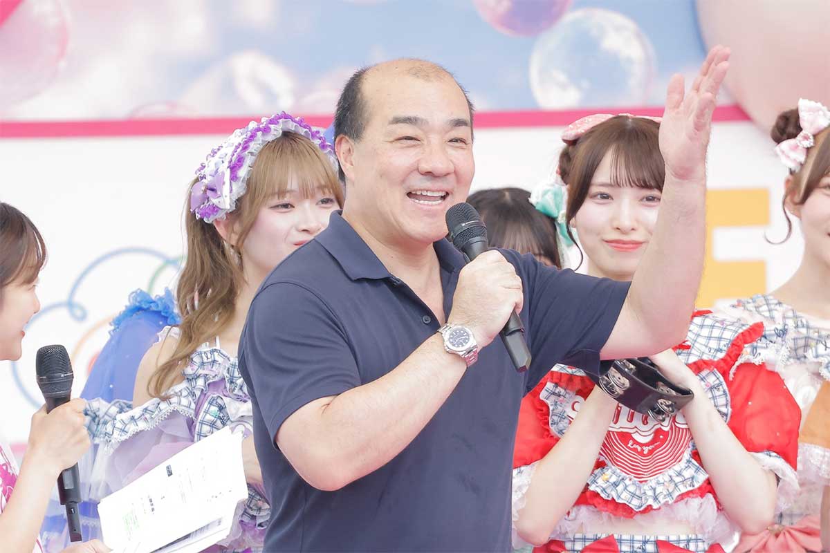 にしたん社長、早くも宣言「来年もTIFに特別協賛」　アイドルたちの甲子園を守るため“6年連続”を約束