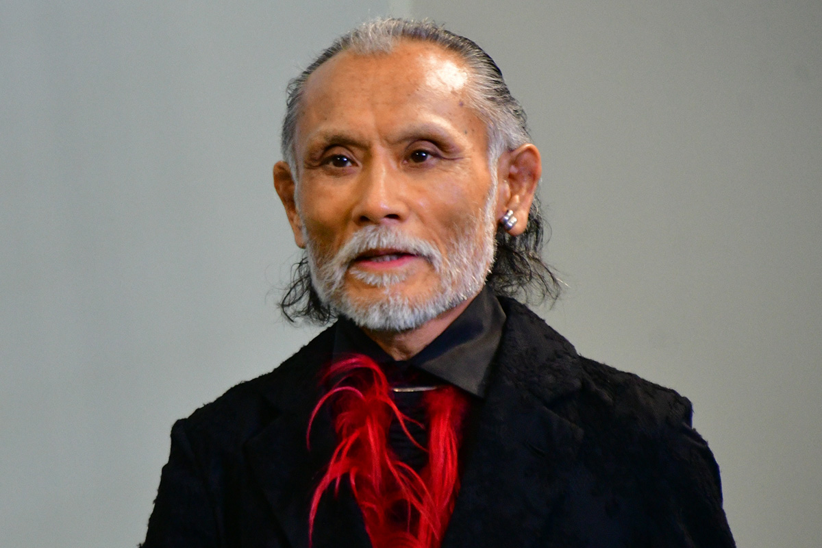 イベントに登壇した片岡鶴太郎【写真：ENCOUNT編集部】