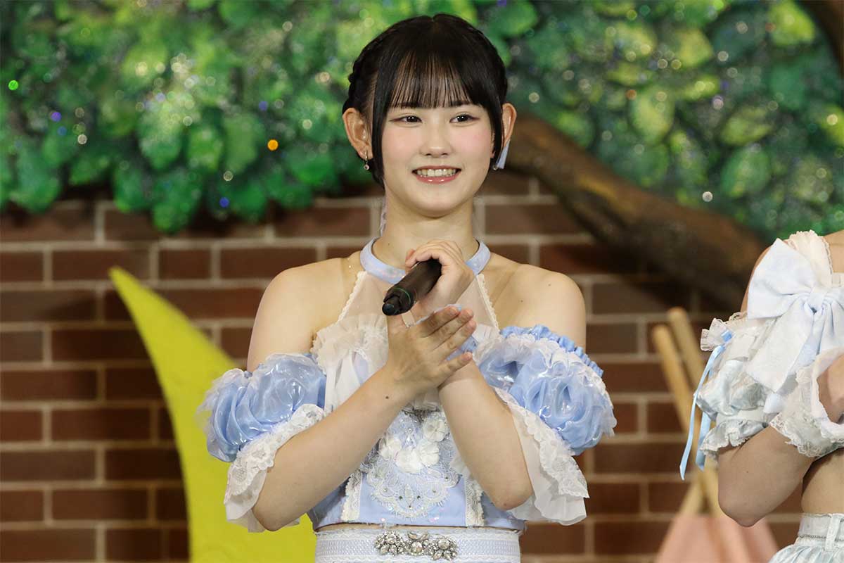 TIFのトークステージに参加したPeel the Apple天宮けい【写真：ENCOUNT編集部】