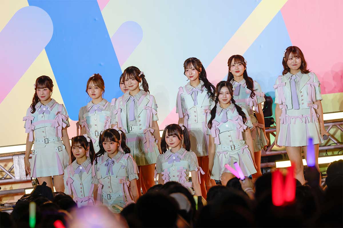 TIFに出演した≒JOY【写真:ENCOUNT編集部】
