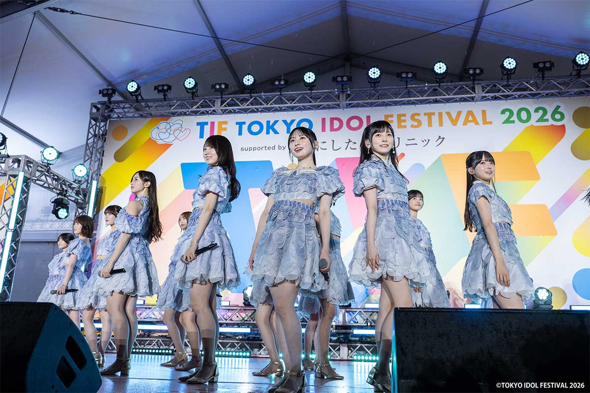 TIFメインステージのラストを飾った乃木坂46【写真：(C)TOKYO IDOL FESTIVAL 2026】